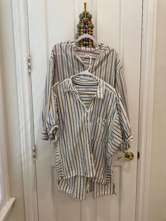Pilcro Tops - Two Cotton Shirts